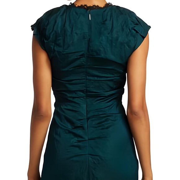 Jason Wu Collection Washed Sateen Gathered Midi Dress Size S/M 6 US NEW - Picture 8 of 8